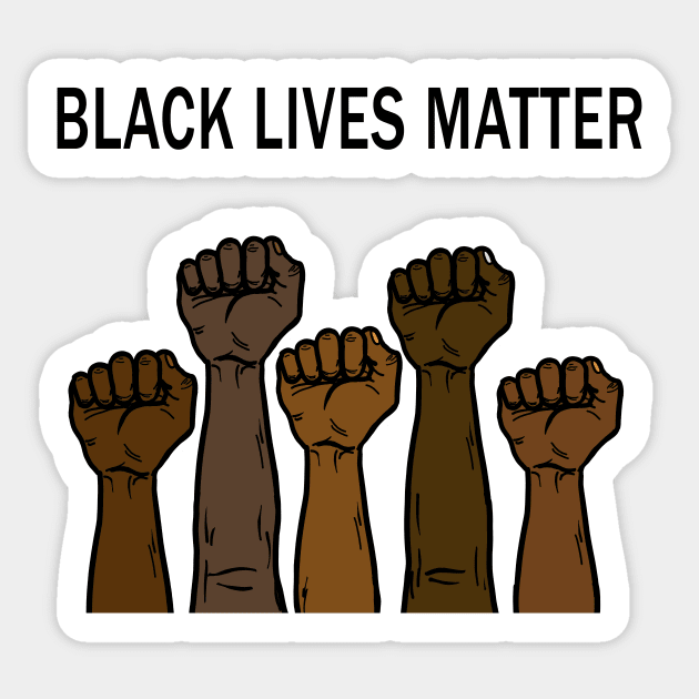 Black Lives Matter Sticker by Nalidsa